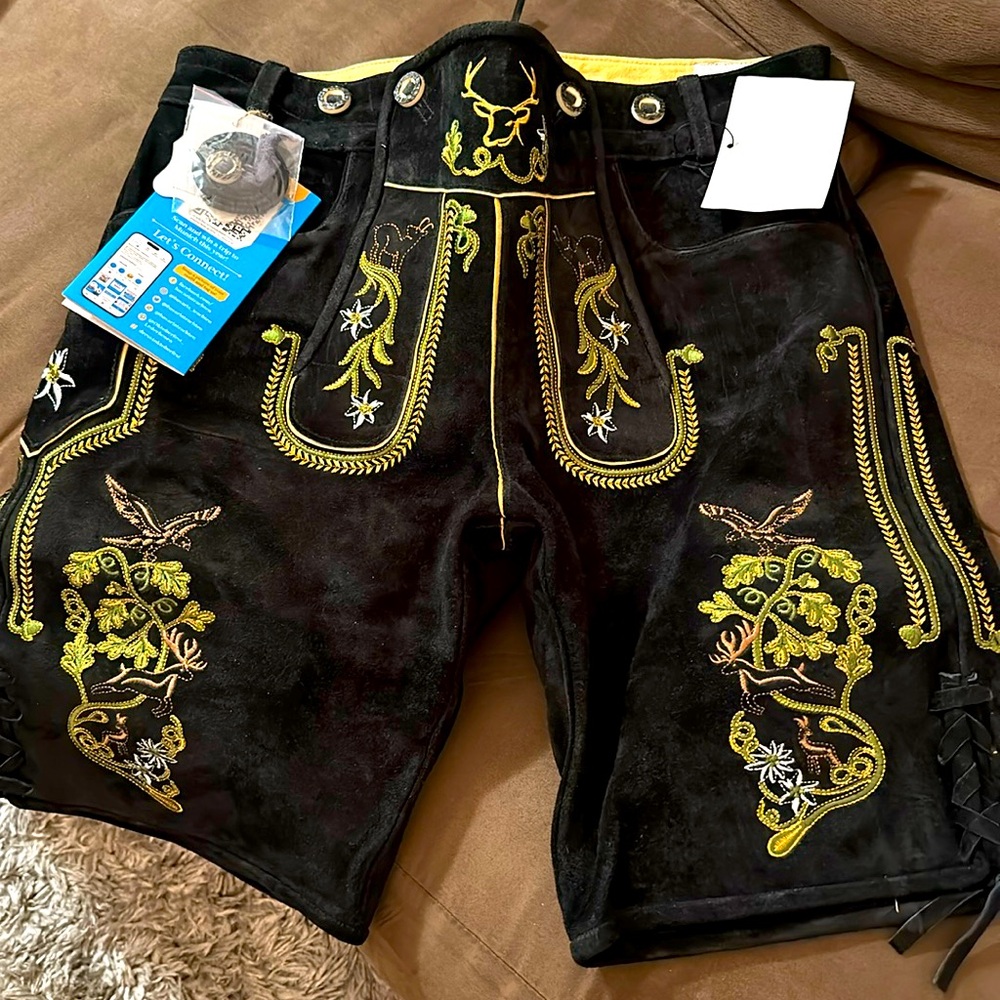 Lederhosen Trachten Bavaria Genuine leather